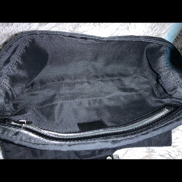 Fendi Zucca Baguette black nylon w/ silver - Picture 6 of 7